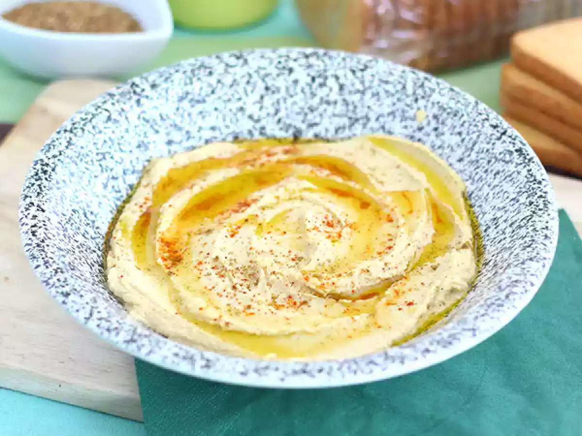 Kremowy libański hummus