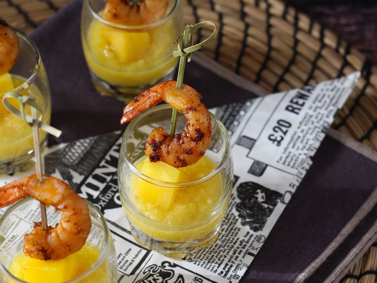 Krewetki i mango w verrines na słodko-pikantny aperitif - zdjęcie 4