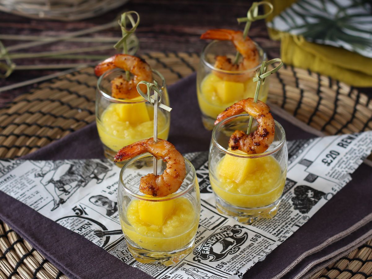 Krewetki i mango w verrines na słodko-pikantny aperitif - zdjęcie 5