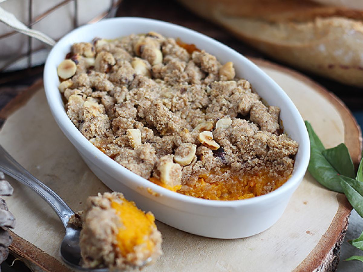 Kruszonka z dyni butternut z orzechami laskowymi - zdjęcie 2