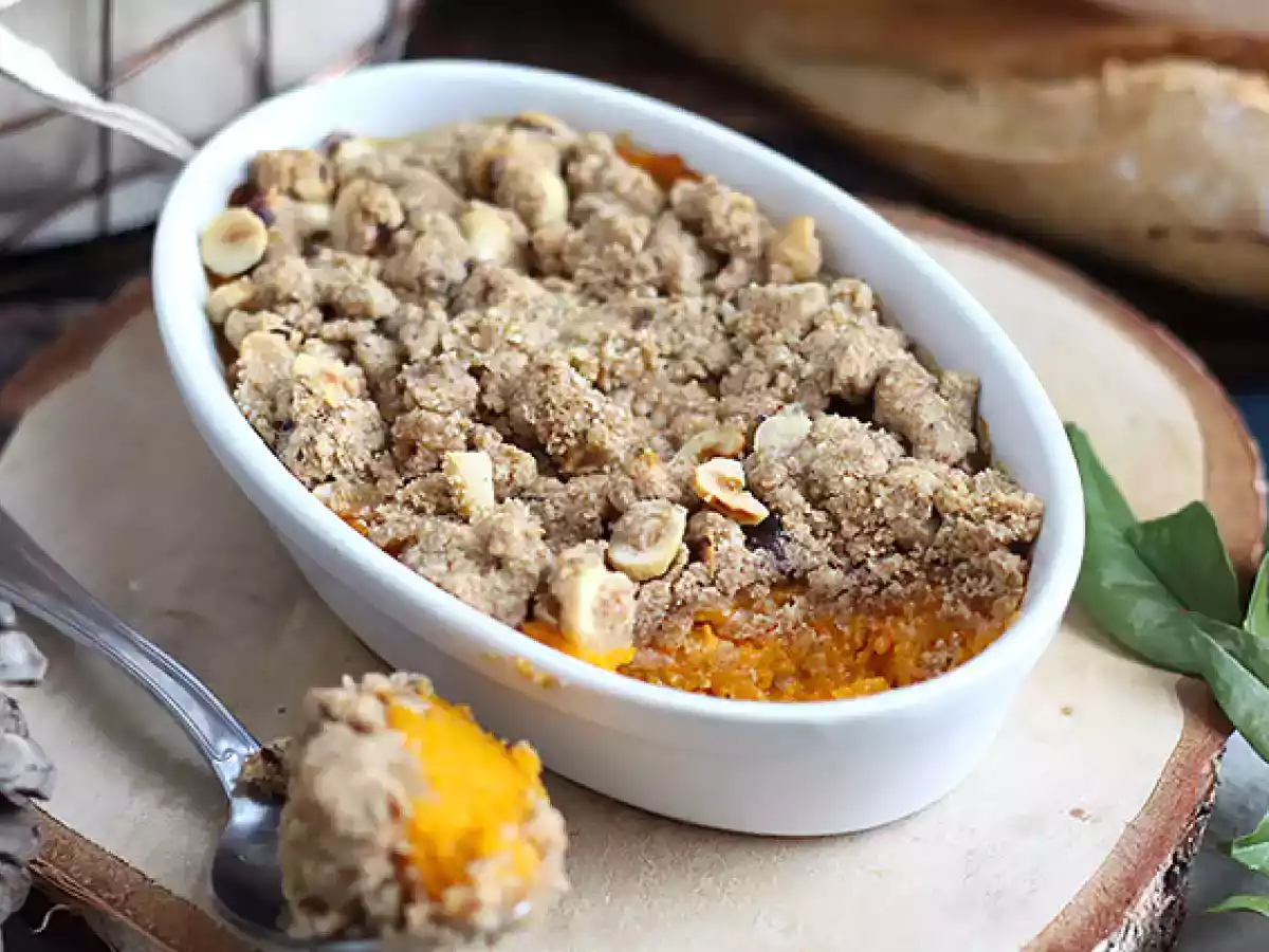 Kruszonka z dyni butternut z orzechami laskowymi - zdjęcie 2