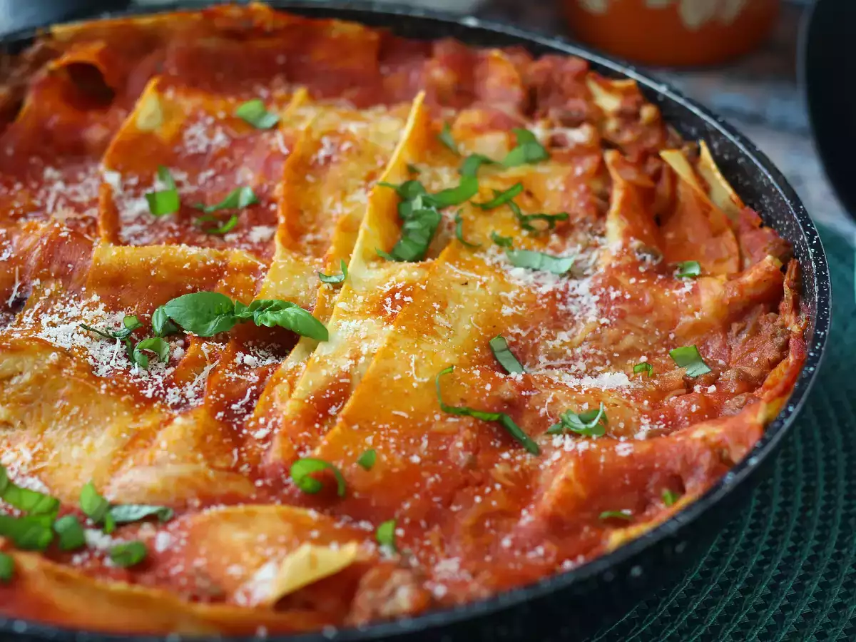 Lasagne bolońskie z patelni - zdjęcie 7