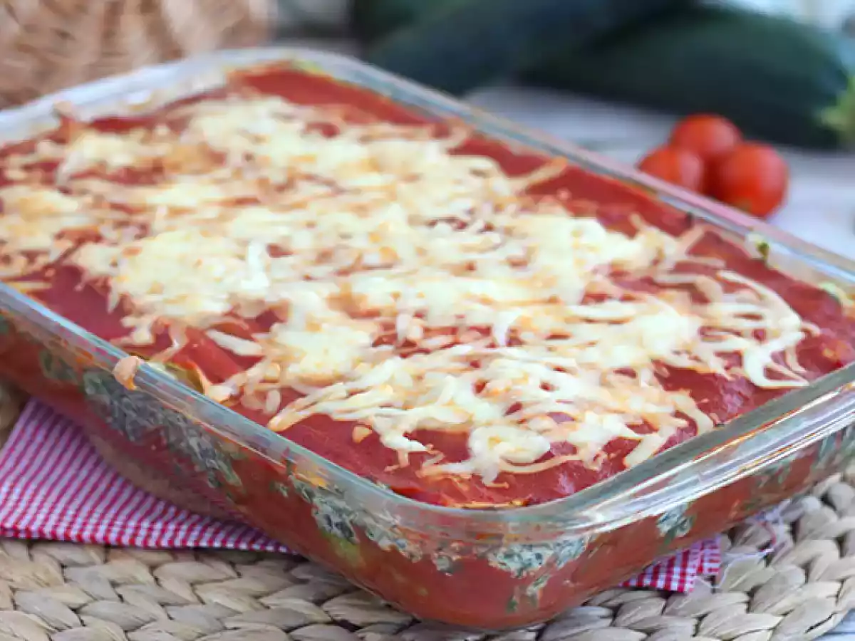 Lasagne z cukinią i szpinakiem - zdjęcie 3