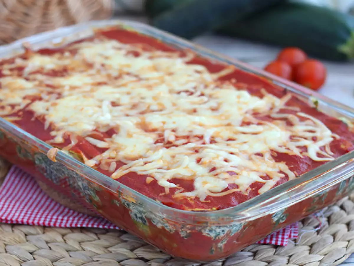 Lasagne z cukinii ze szpinakiem - zdjęcie 3
