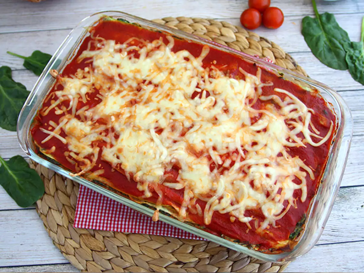 Lasagne z cukinii ze szpinakiem - zdjęcie 5