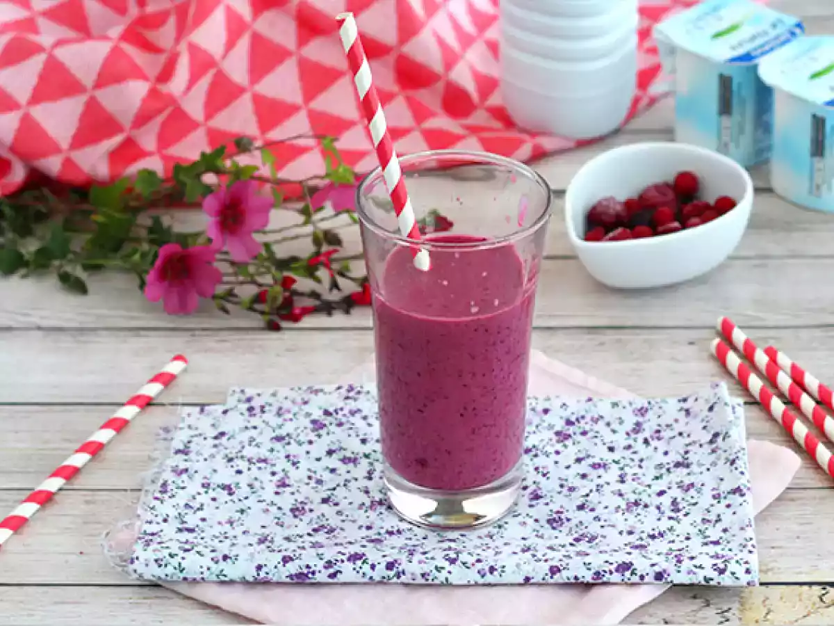 Lassi z czerwonych owoców - zdjęcie 3