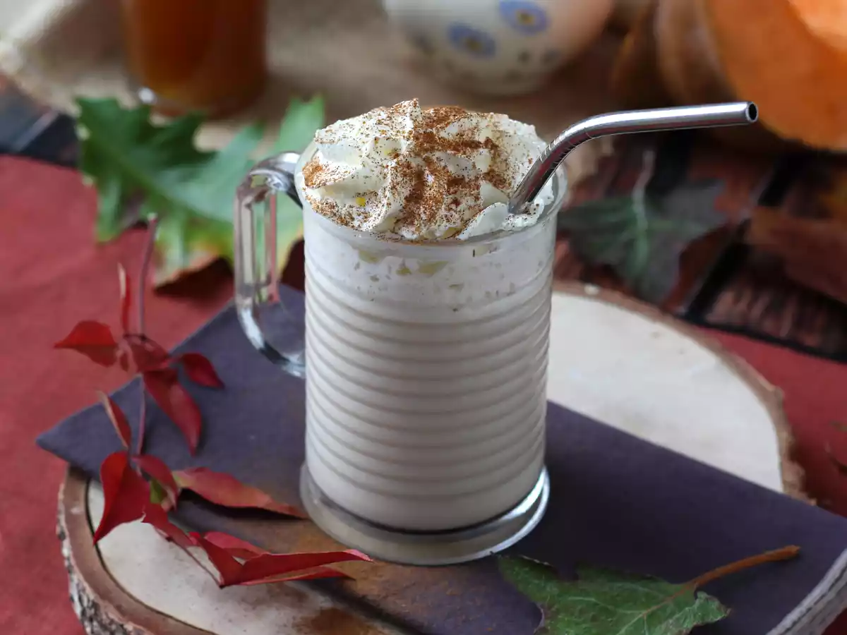 Latte dyniowe z domowym syropem dyniowym! - zdjęcie 4