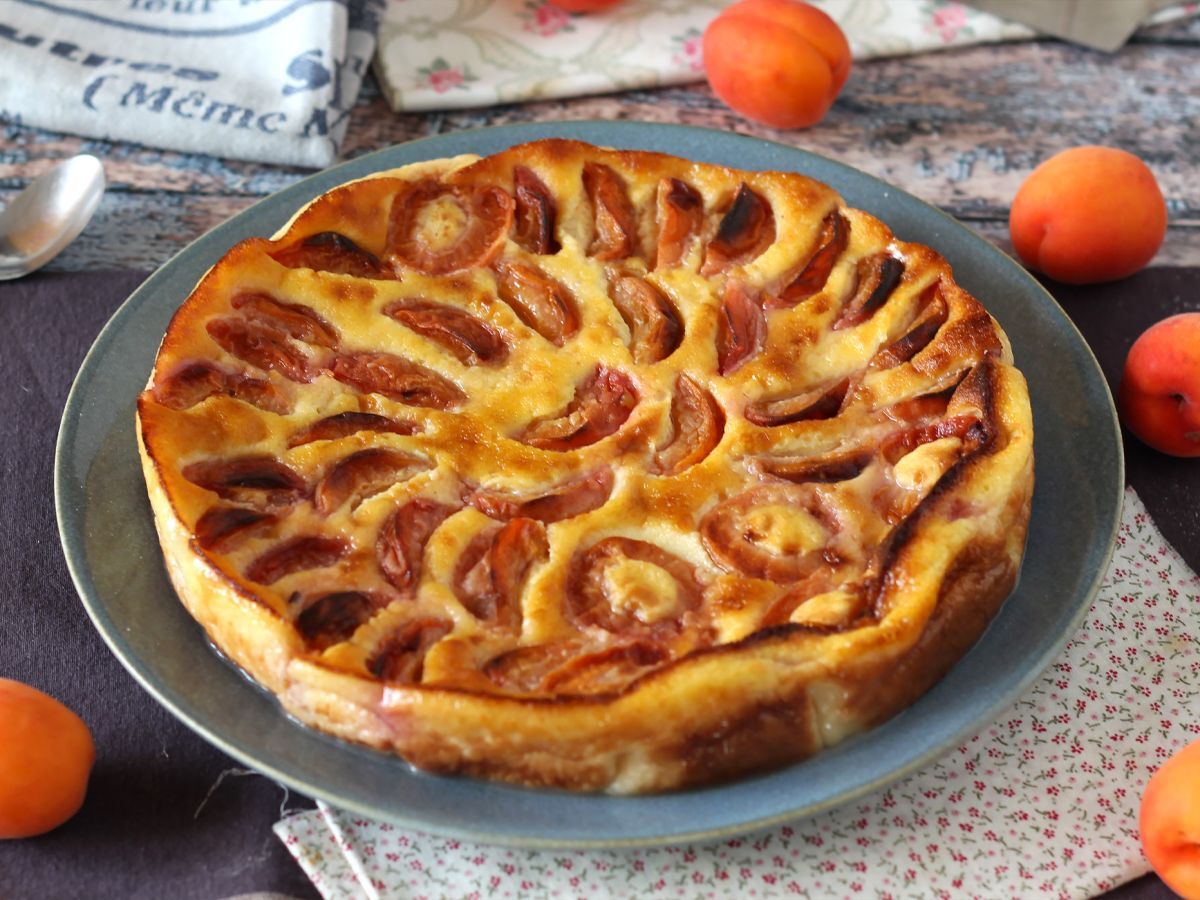 Łatwe clafoutis z morelami