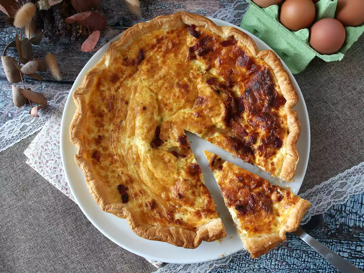 Łatwy przepis na domową quiche lorraine - zdjęcie 4