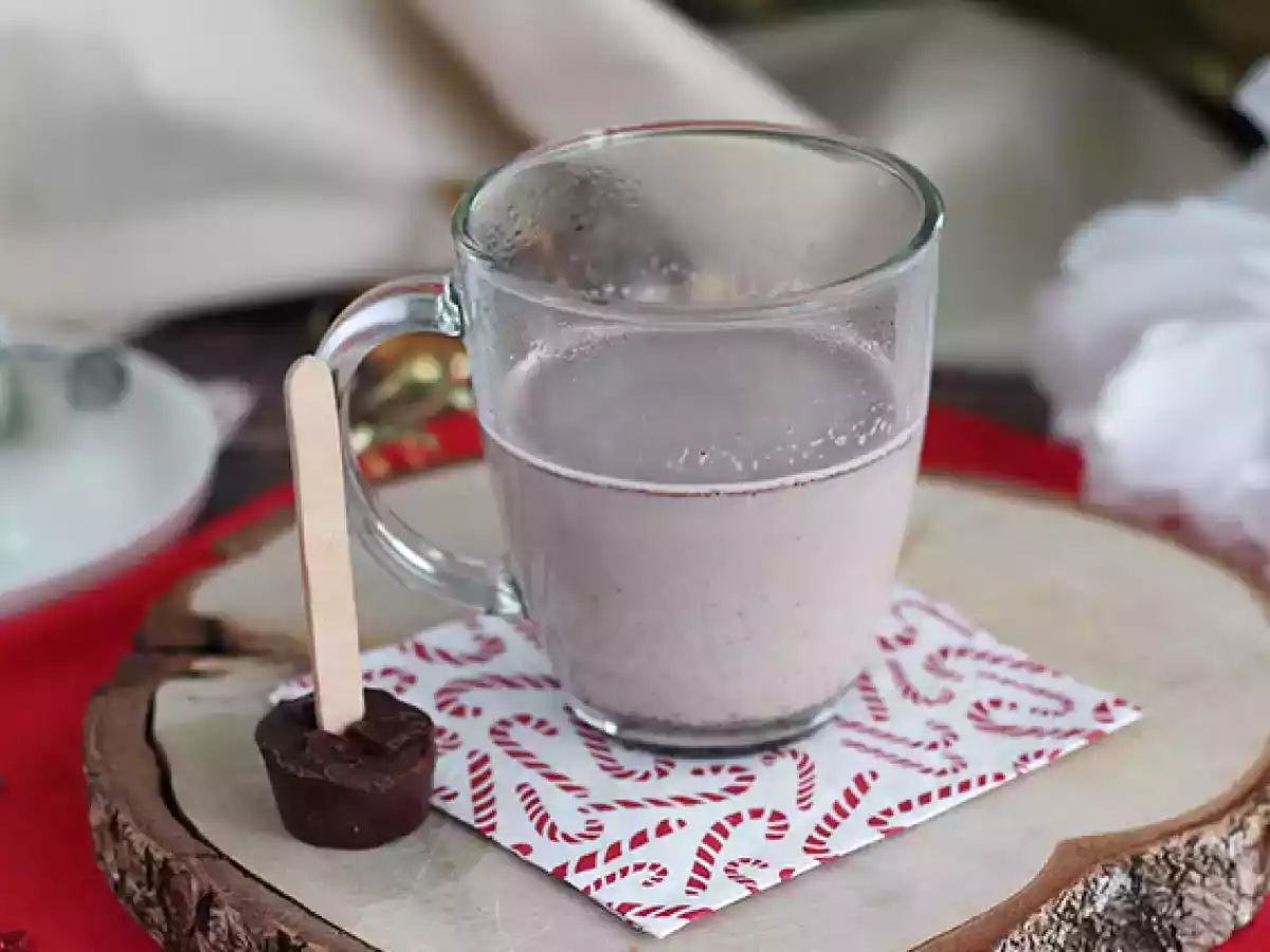 Lizaki z gorącej czekolady: ciemna czekolada + Carambar - zdjęcie 3