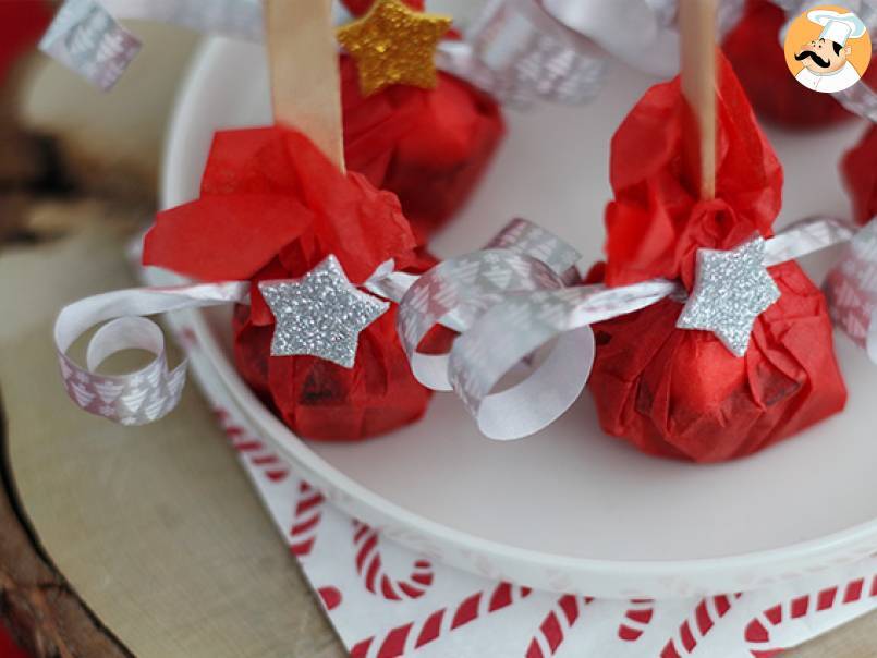 Lizaki z gorącej czekolady: ciemna czekolada + pianki marshmallow - zdjęcie 4