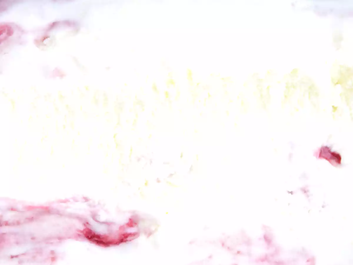 Lody jogurtowe z malinami - zdjęcie 3