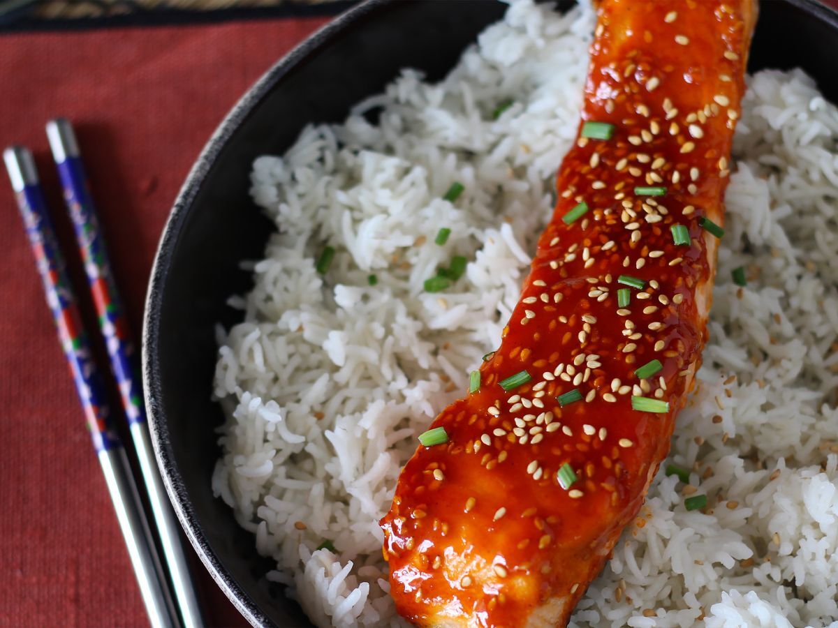 Łosoś po koreańsku z sosem gochujang gotowy w 8 minut - zdjęcie 5