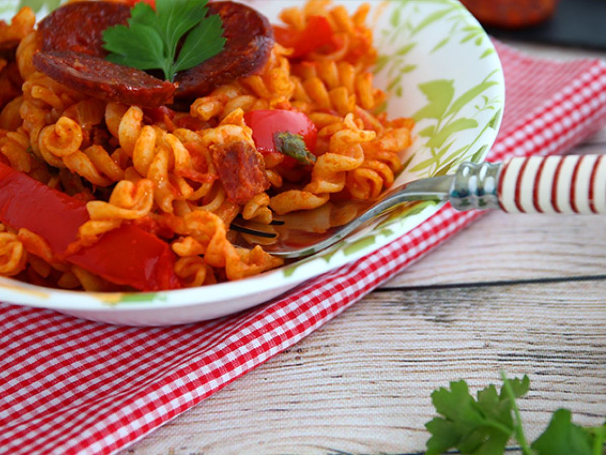 Makaron z chorizo - zdjęcie 4