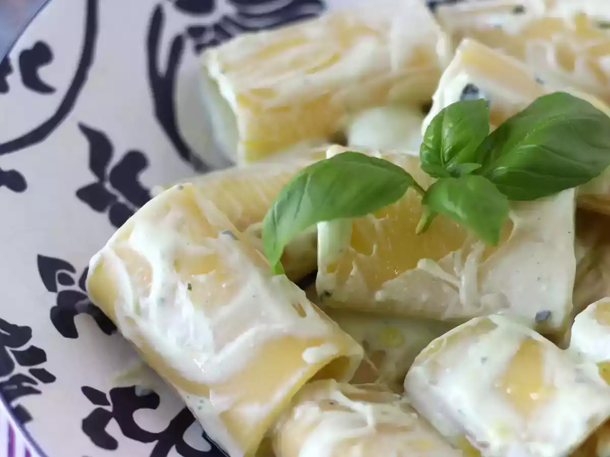 Makaron z ricottą i bazylią - zdjęcie 3
