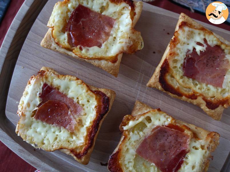Małe tarty tatin o smaku raclette w pojedynczych porcjach - zdjęcie 2
