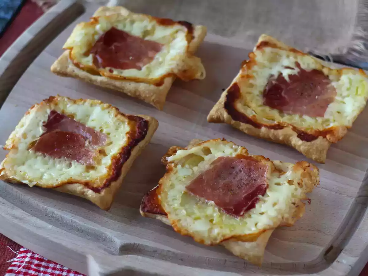 Małe tarty tatin o smaku raclette w pojedynczych porcjach - zdjęcie 4