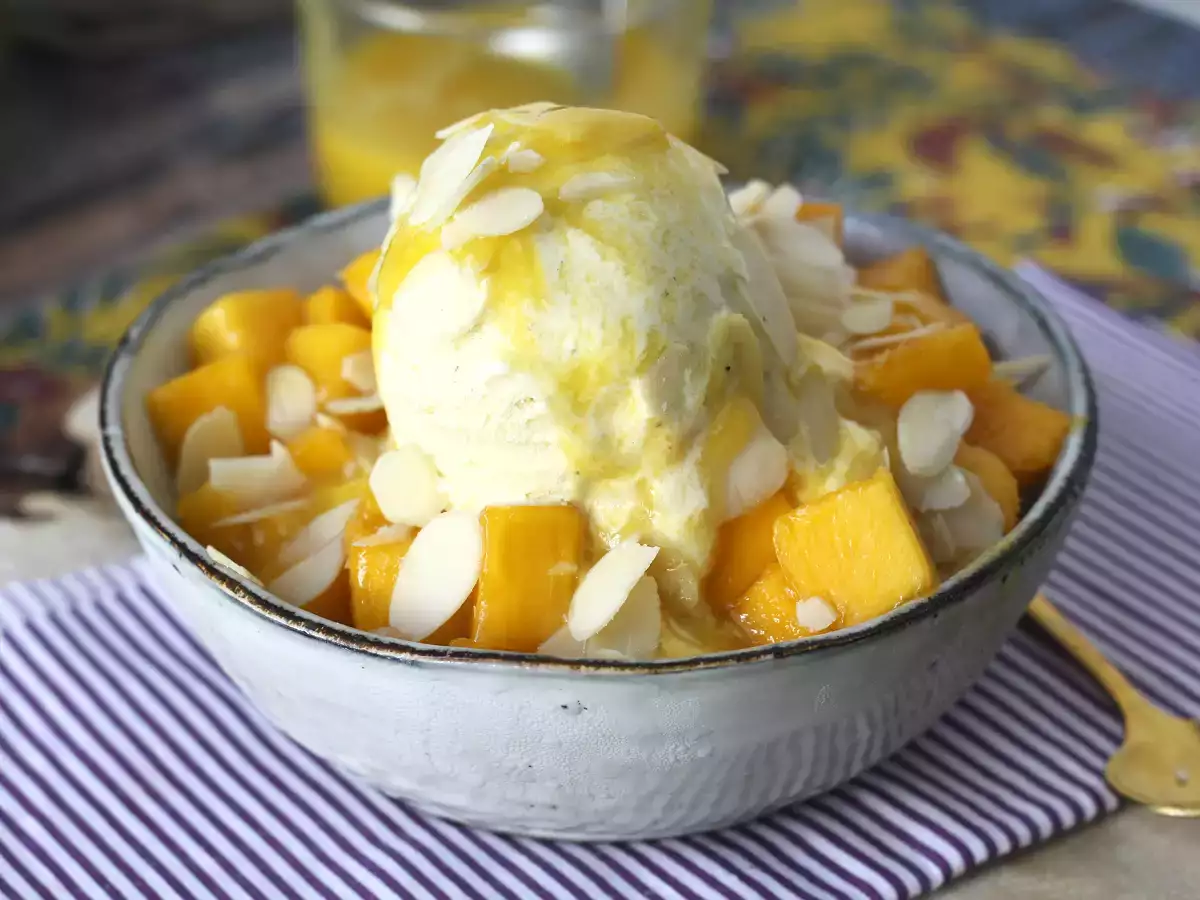 Mango bingsu, pyszny koreański deser z mango, który jest hitem na całym świecie - zdjęcie 3
