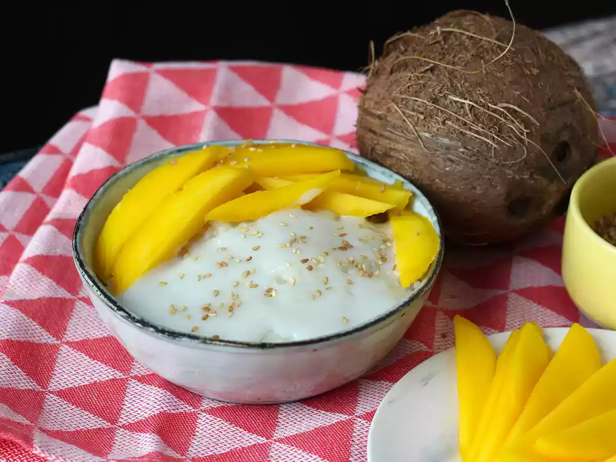 Mango sticky rice, super pocieszający tajski deser - zdjęcie 2