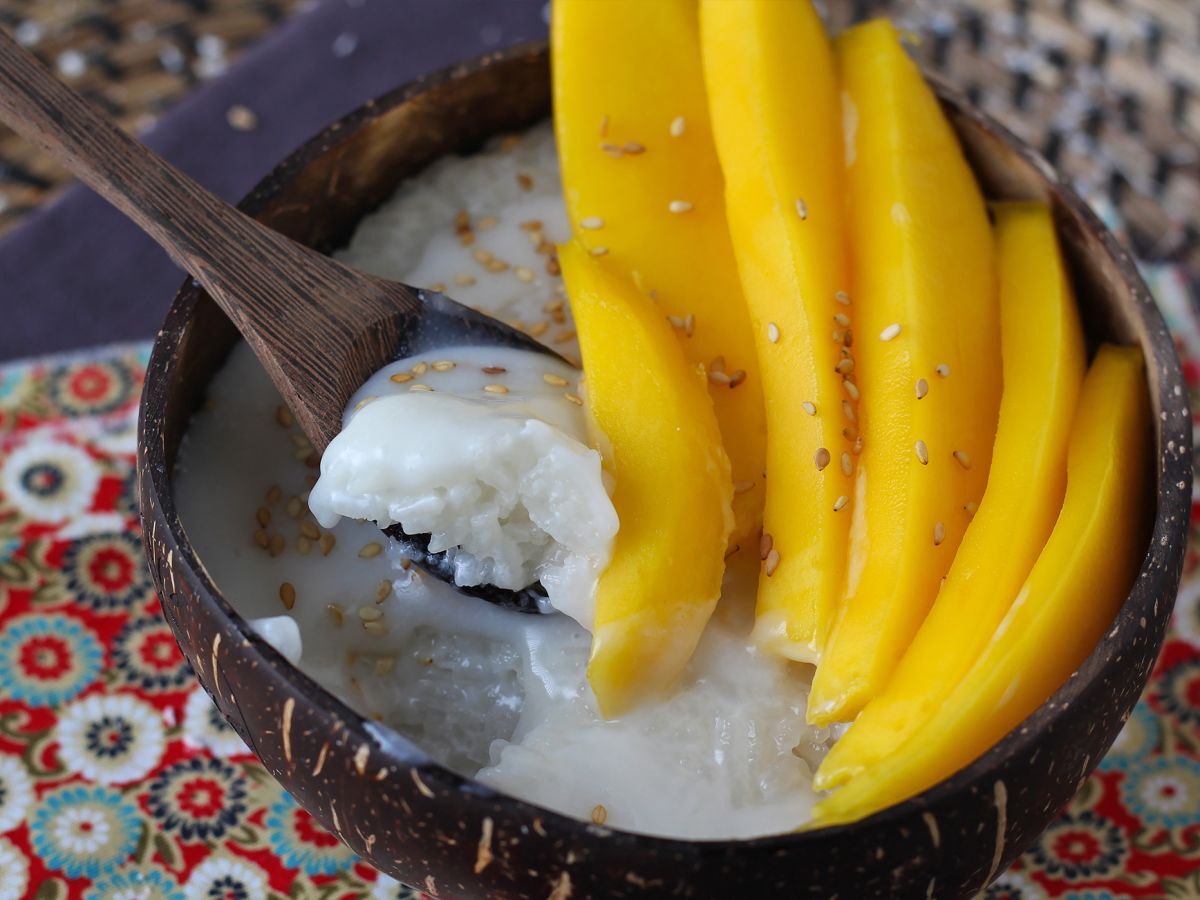 Mango sticky rice, super pocieszający tajski deser - zdjęcie 3