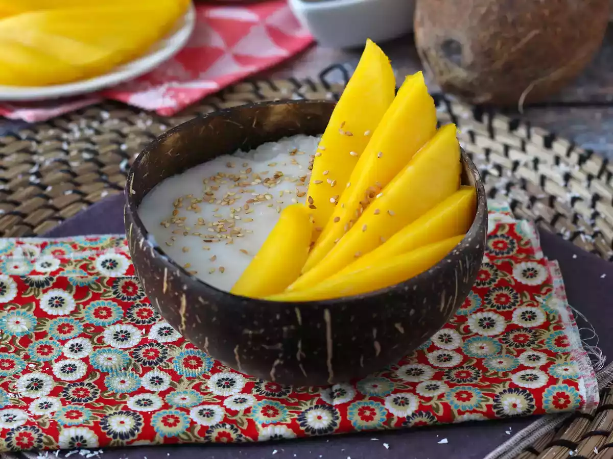 Mango sticky rice, super pocieszający tajski deser - zdjęcie 4