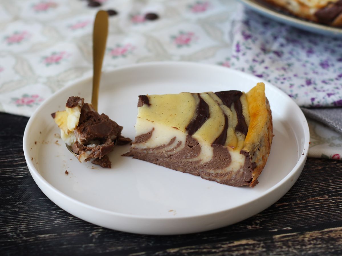 Marmurkowy flan bez ciasta, bardzo łatwy do zrobienia i gwarantujący efekt wow. - zdjęcie 7