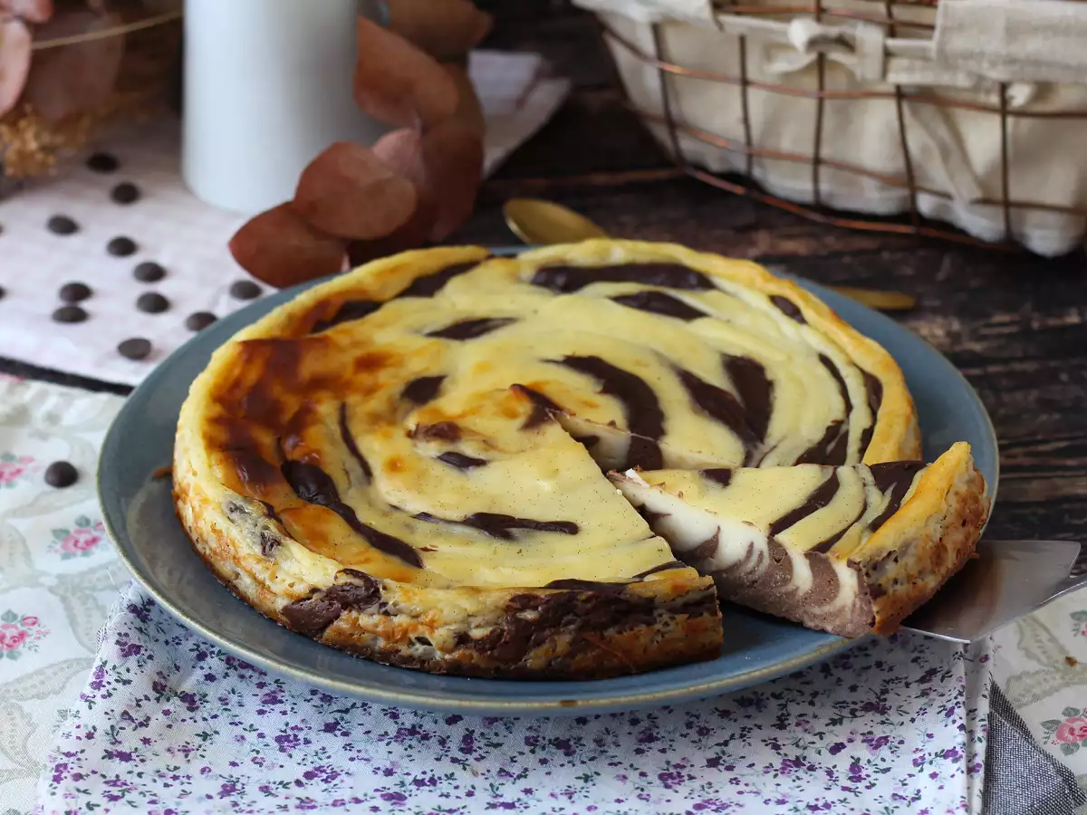 Marmurkowy flan bez spodu – wyjątkowo łatwy deser z efektem wow - zdjęcie 2