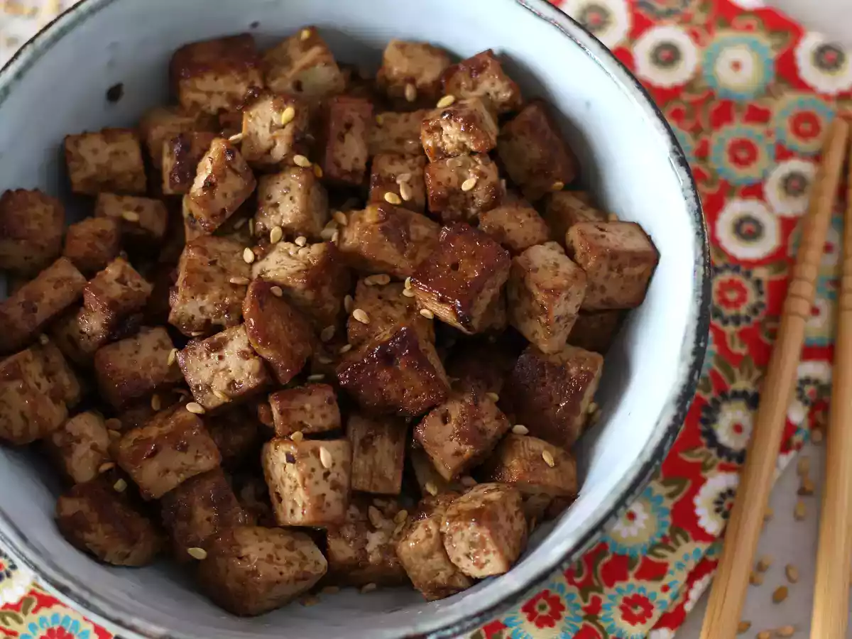 Marynowane tofu o azjatyckich smakach (po tym pokochasz tofu!) - zdjęcie 2
