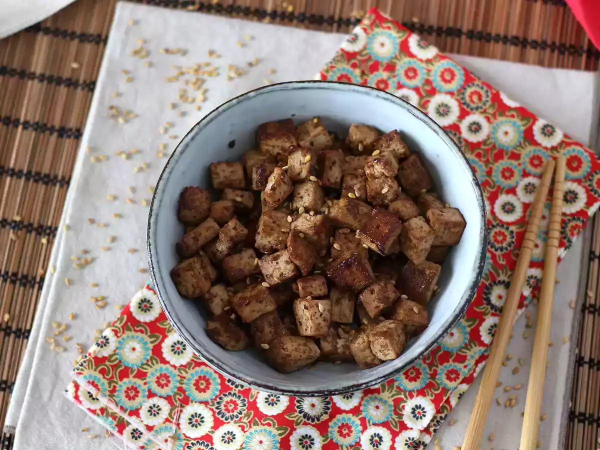 Marynowane tofu o azjatyckich smakach (po tym pokochasz tofu!) - zdjęcie 3