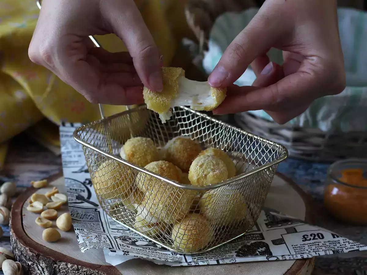 Mini mozzarellki z frytkownicy beztłuszczowej - zdjęcie 4
