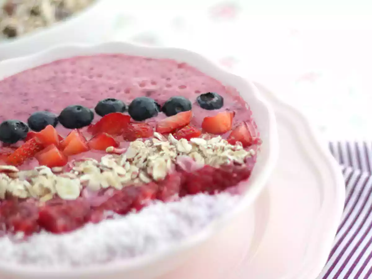 Miska smoothie z owoców leśnych - zdjęcie 3