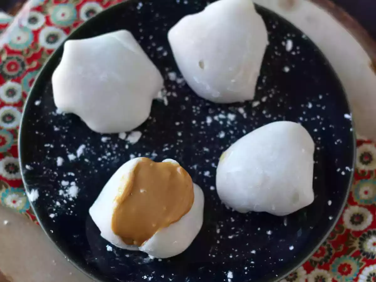 Mochi z masłem orzechowym - zdjęcie 7