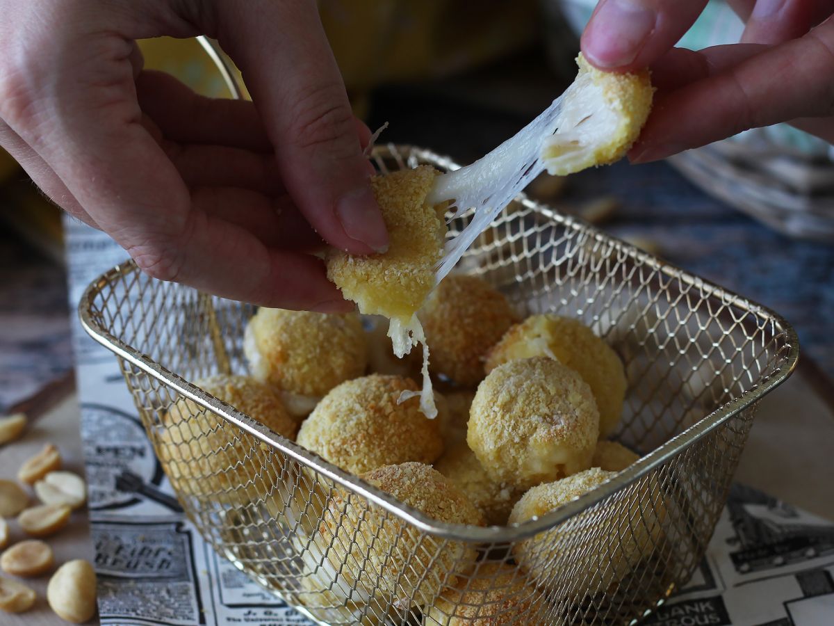 Mozzarelline we frytkownicy powietrznej - zdjęcie 2