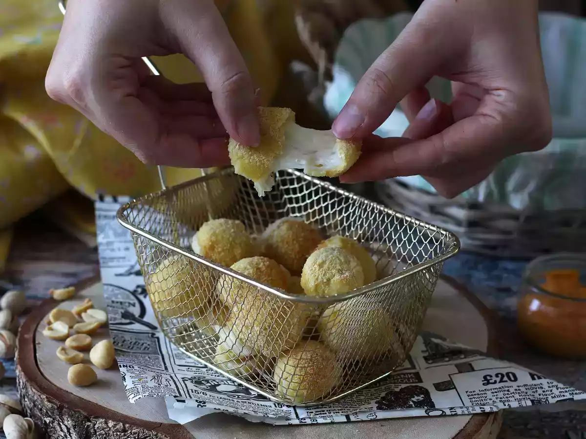 Mozzarelline we frytkownicy powietrznej - zdjęcie 4