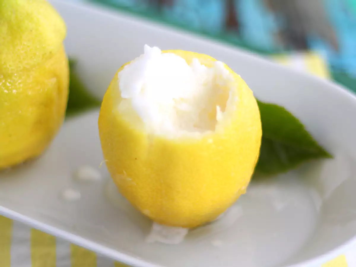 Mrożona cytryna – orzeźwiający sorbet cytrynowy - zdjęcie 3