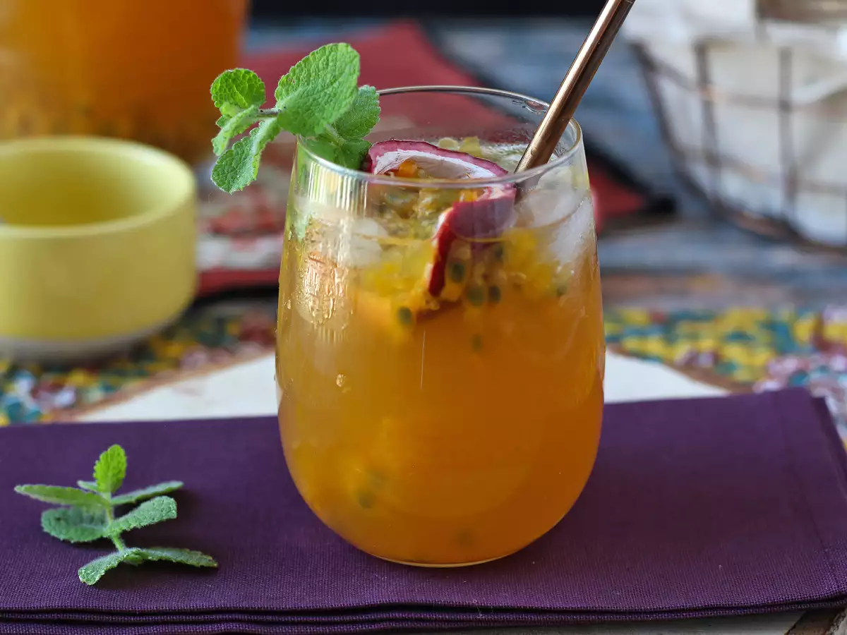 Mrożona herbata z marakui - zdjęcie 3