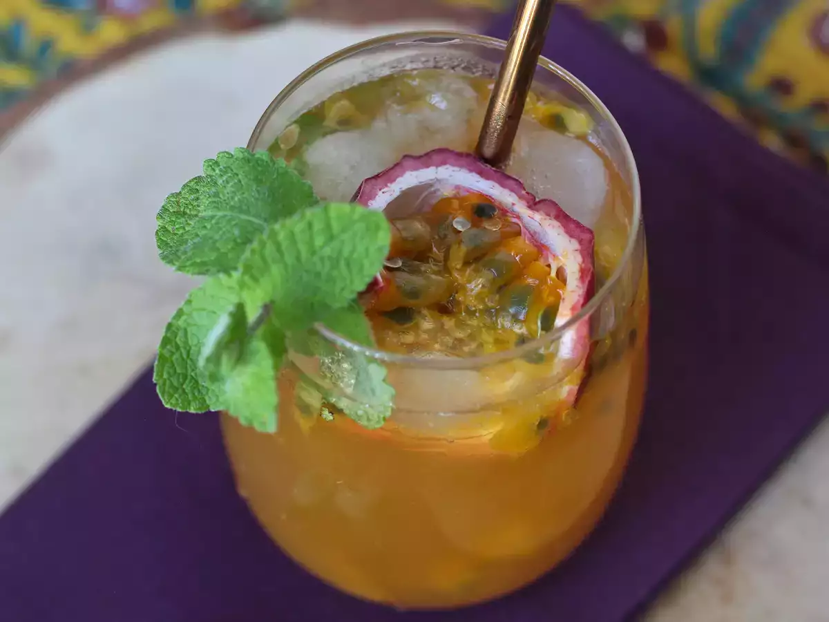 Mrożona herbata z marakui - zdjęcie 4