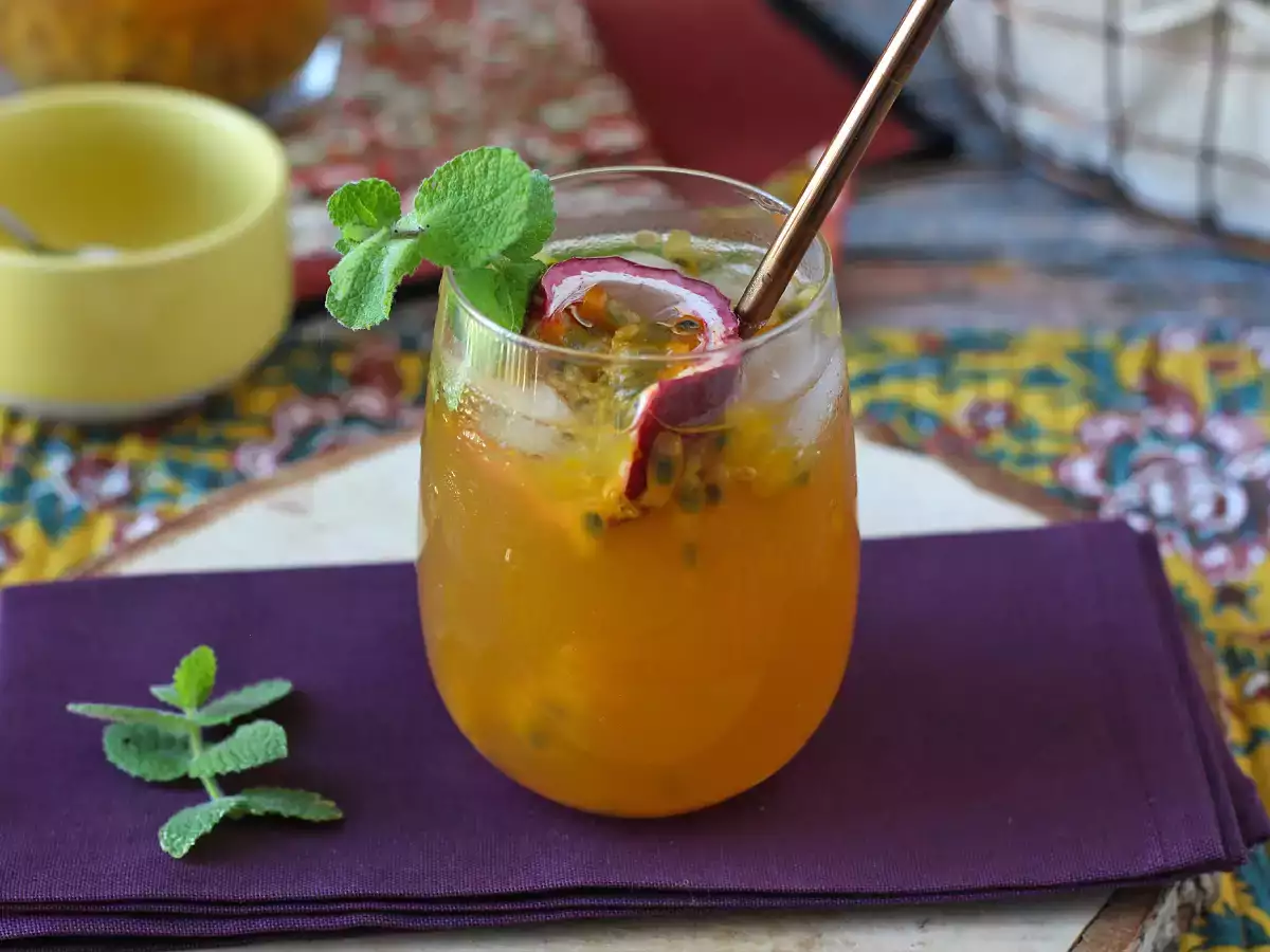 Mrożona herbata z marakui - zdjęcie 5