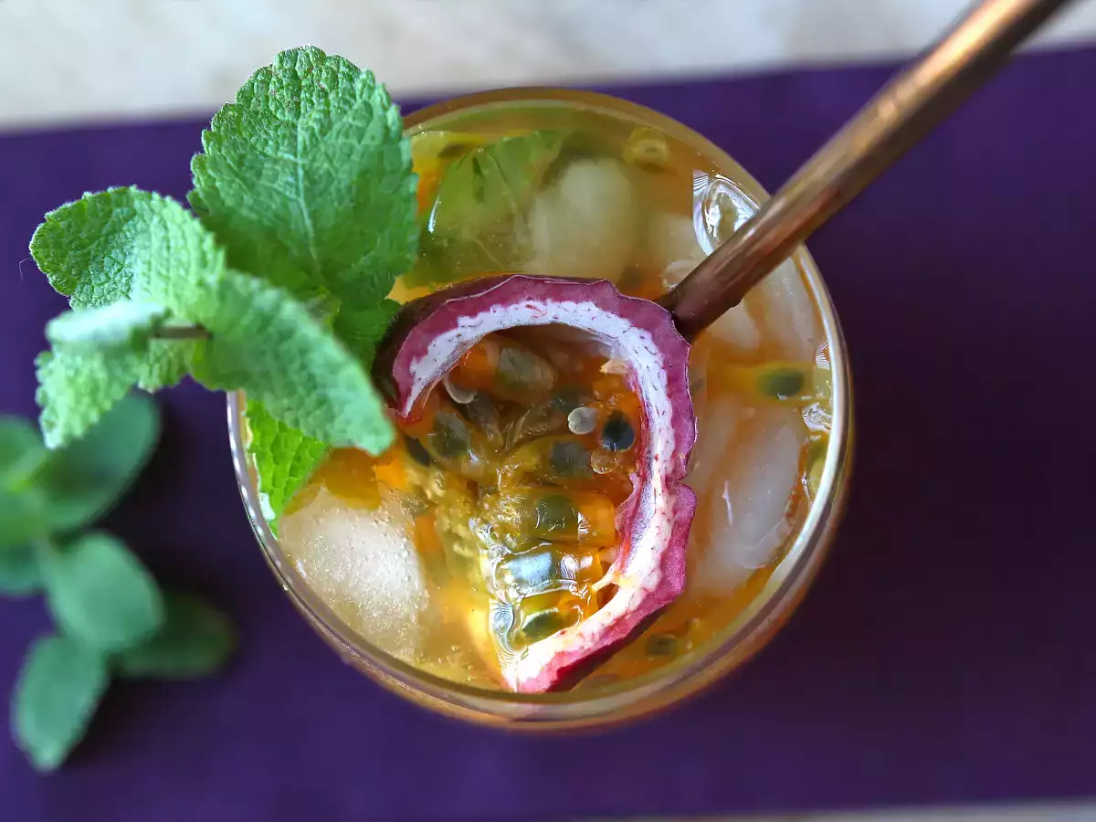 Mrożona herbata z marakui - zdjęcie 6