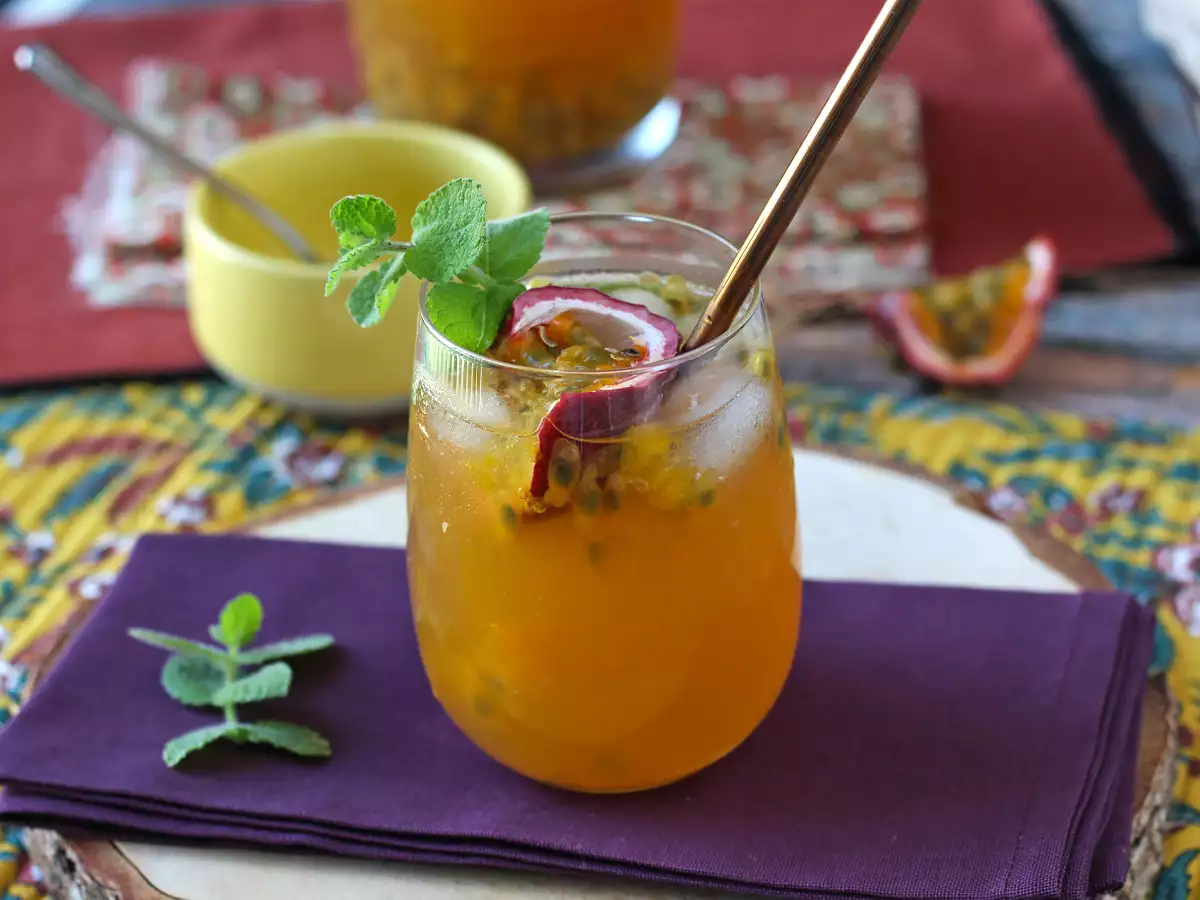 Mrożona herbata z marakui - zdjęcie 7