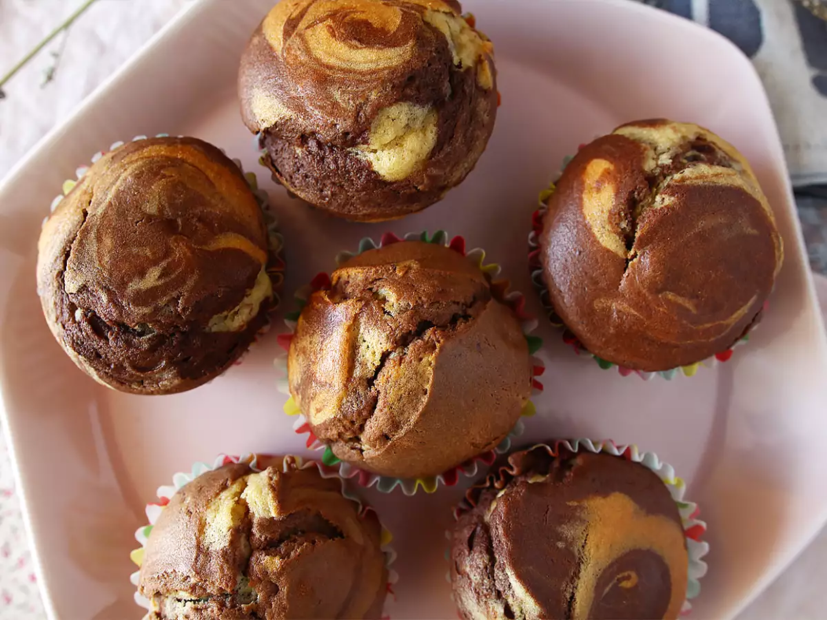 Muffinki marmurkowe - zdjęcie 3