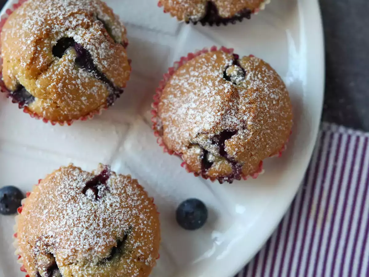 Muffinki z jagodami – miniaturowa wersja pirenejskiego ciasta! - zdjęcie 7