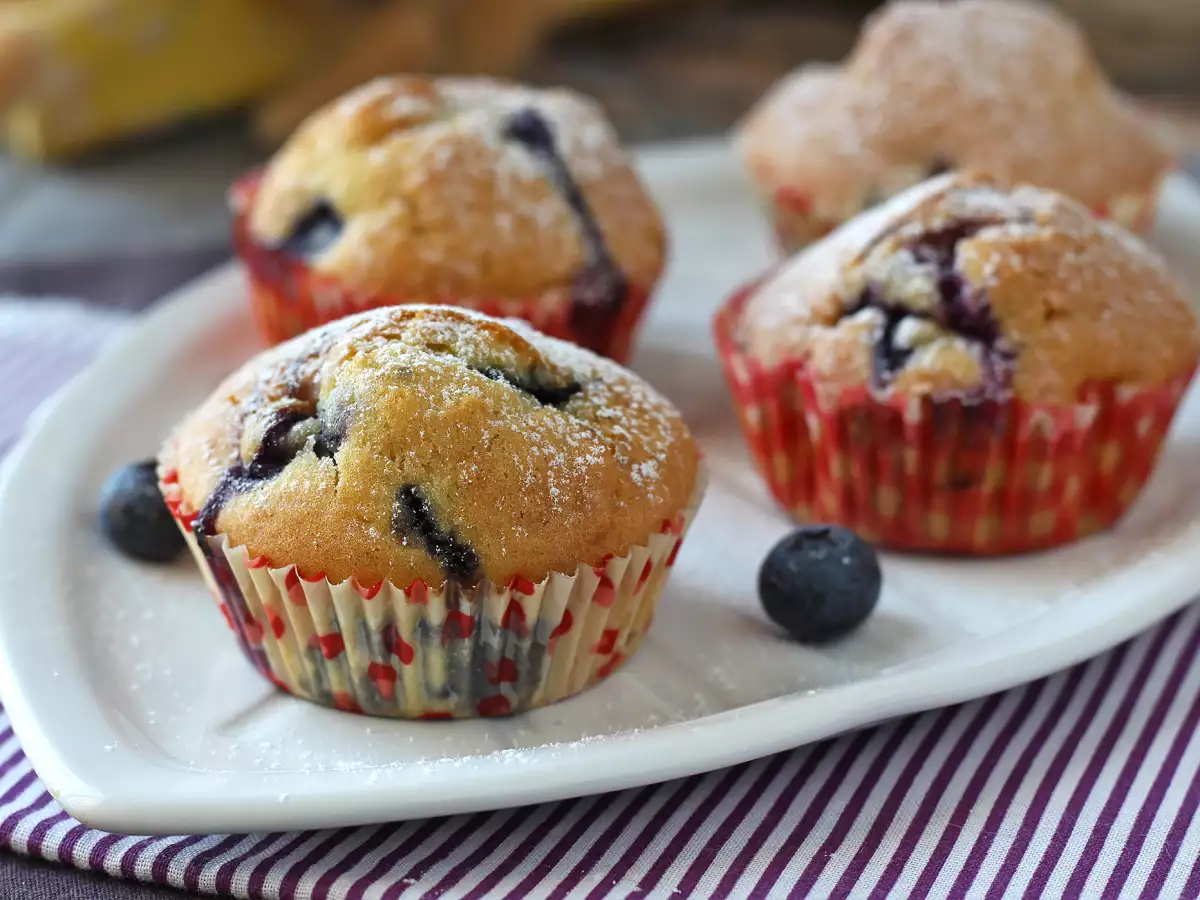Muffinki z jagodami – miniaturowa wersja pirenejskiego ciasta! - zdjęcie 9