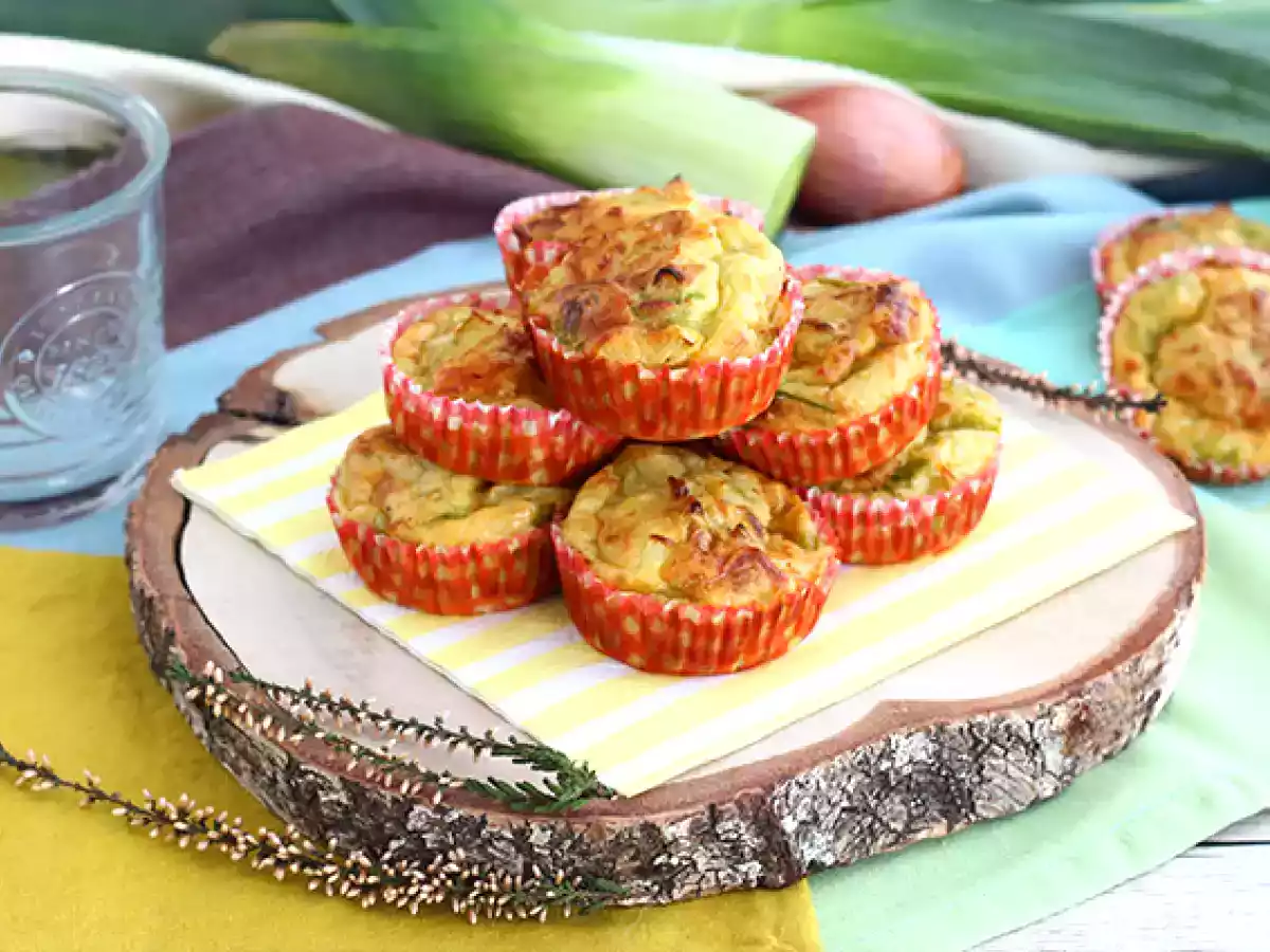 Muffiny z fondue porowym