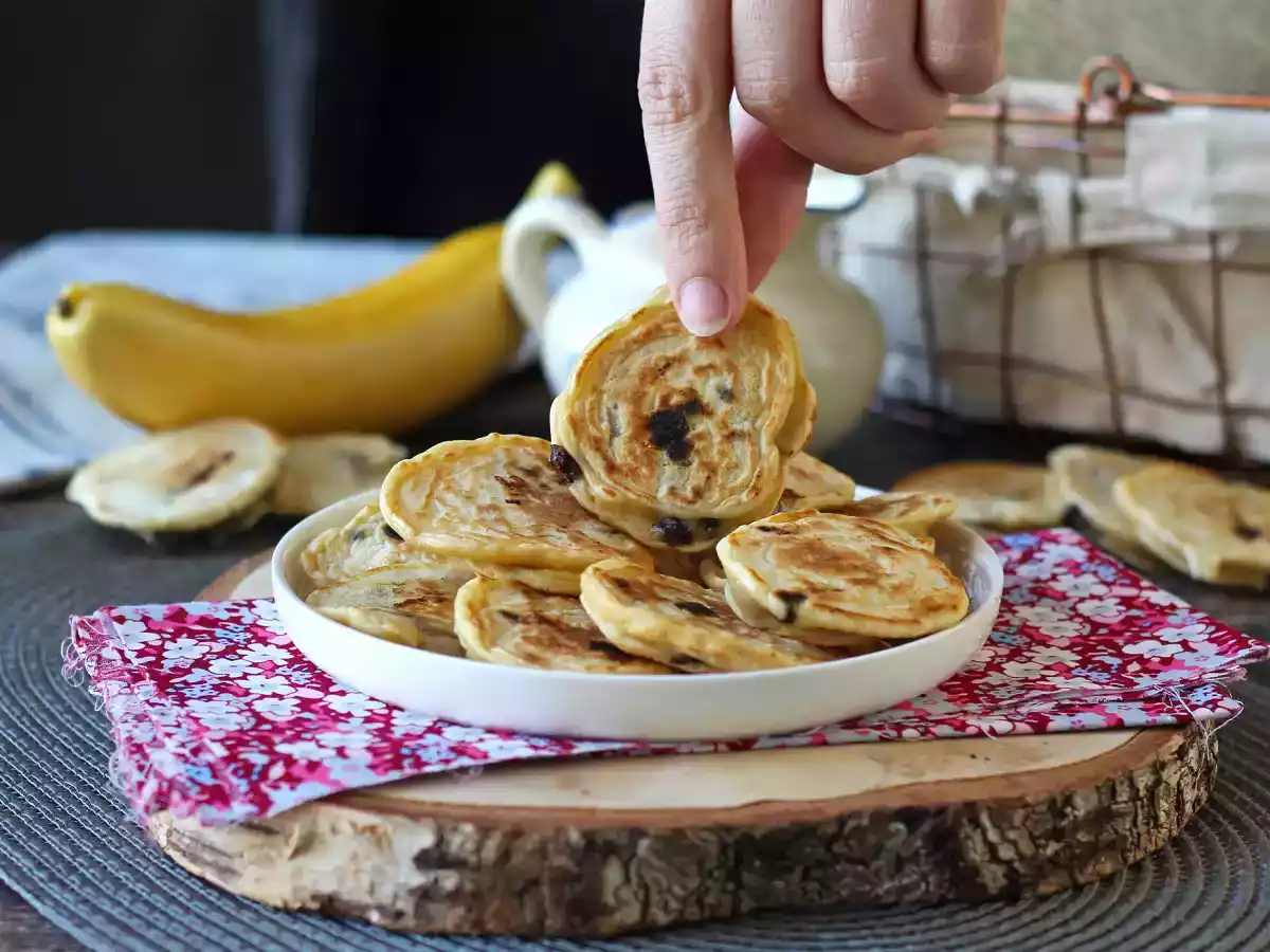 Naleśniki bananowe bez dodatku cukru idealne na śniadanie! - zdjęcie 2