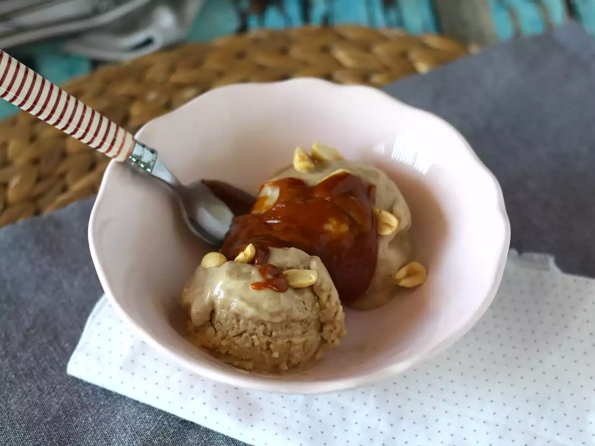 Nice cream banana, wegańskie lody z bananami! Bez maszyny do lodów - zdjęcie 2