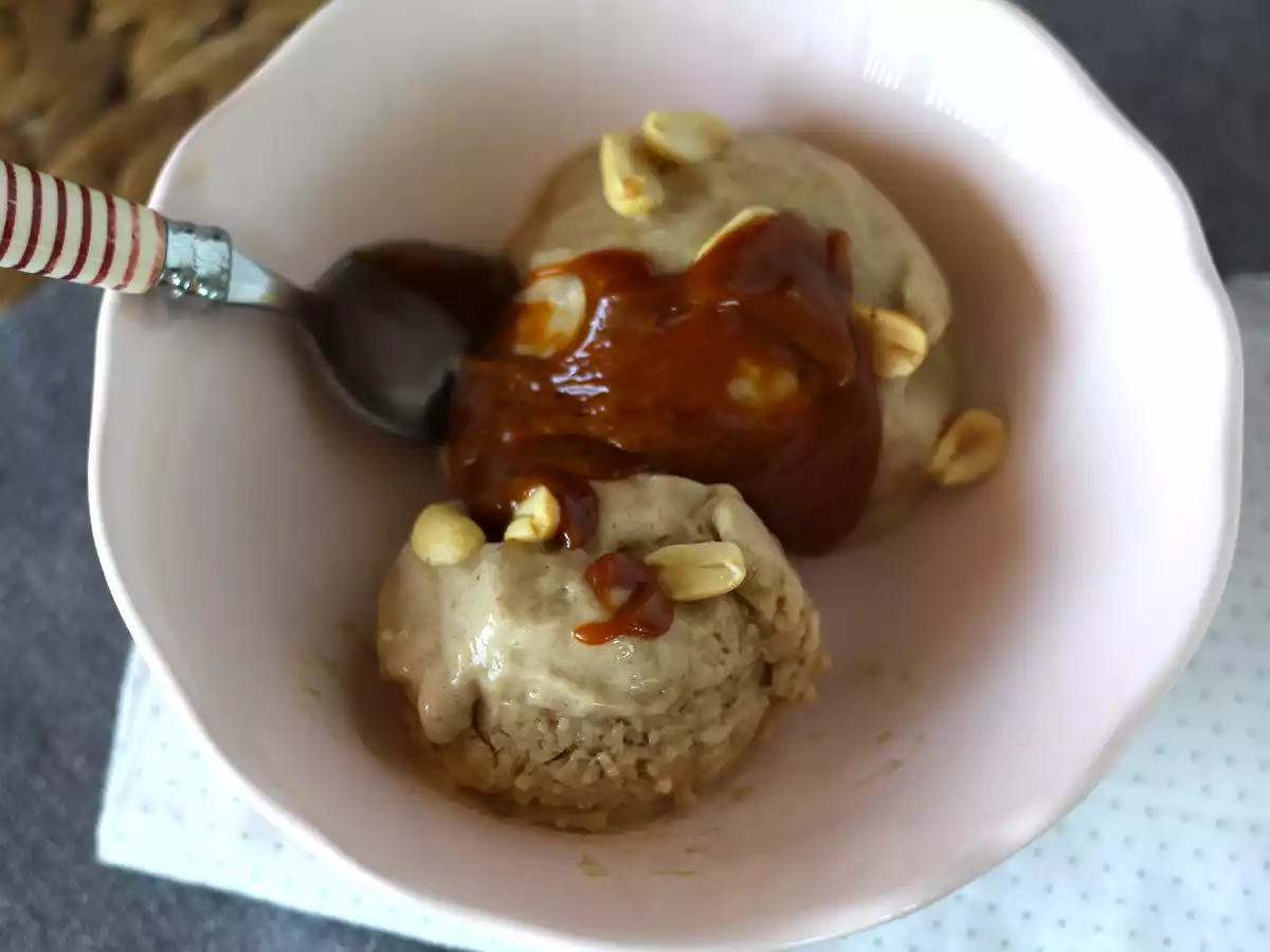 Nice cream banana, wegańskie lody z bananami! Bez maszyny do lodów - zdjęcie 4