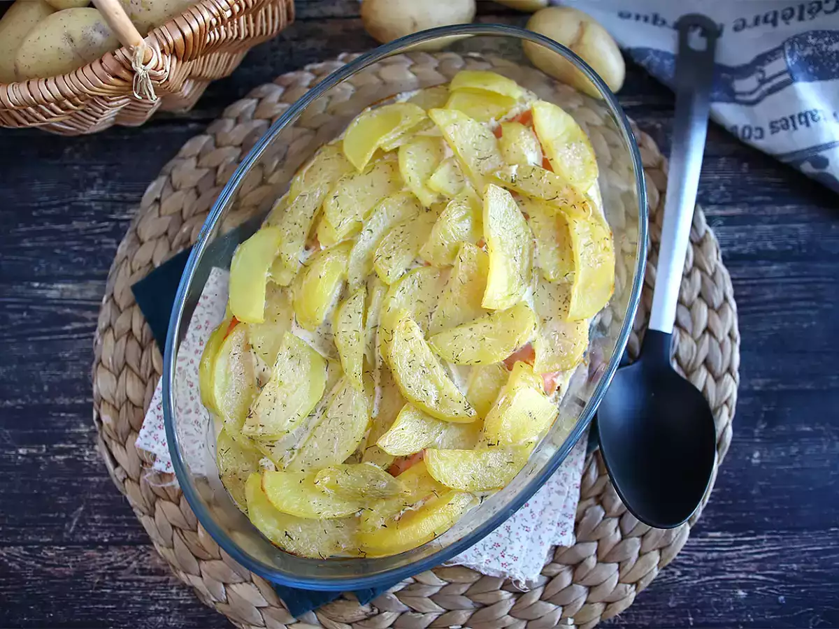 Niezawodna zapiekanka ziemniaczana z wędzonym łososiem! - zdjęcie 4