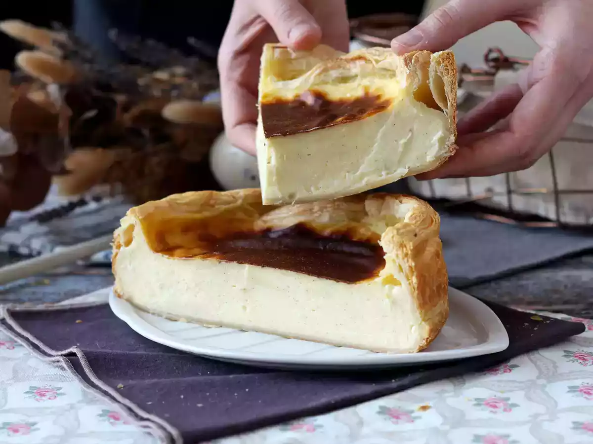 Niezwykle kremowy flan pâtissier