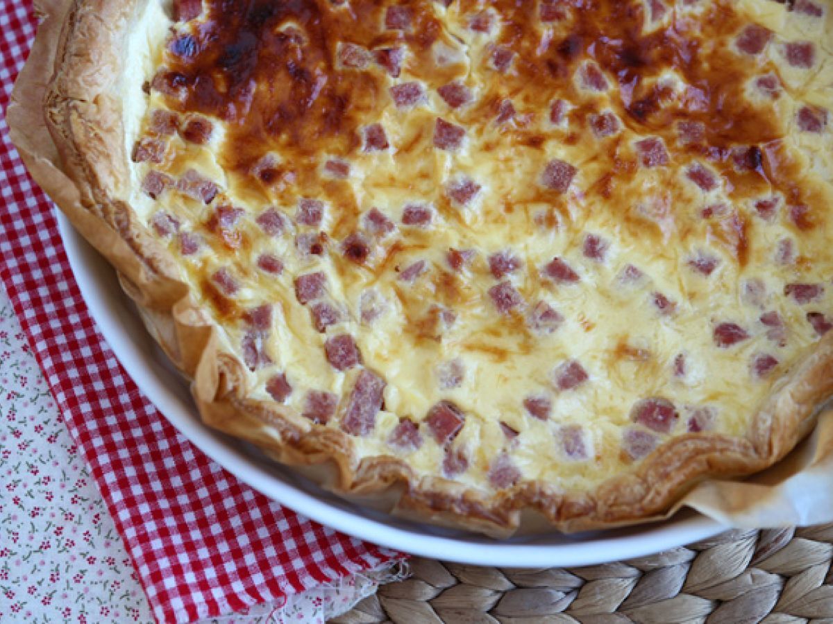 Niskotłuszczowa quiche z szynką, serem i jogurtem! - zdjęcie 2